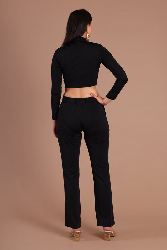 Black Collar Co-ord