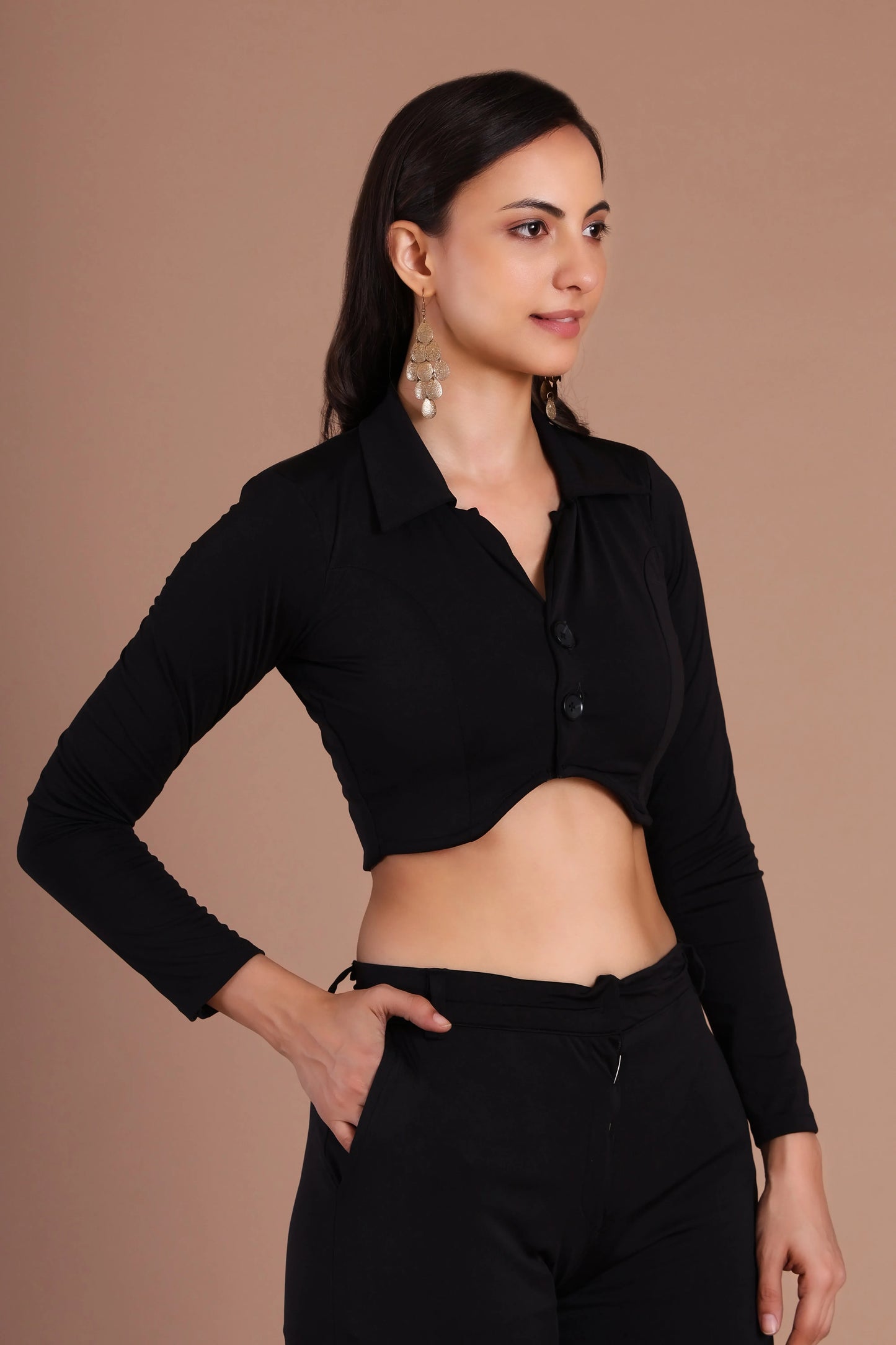 Black Collar Co-ord
