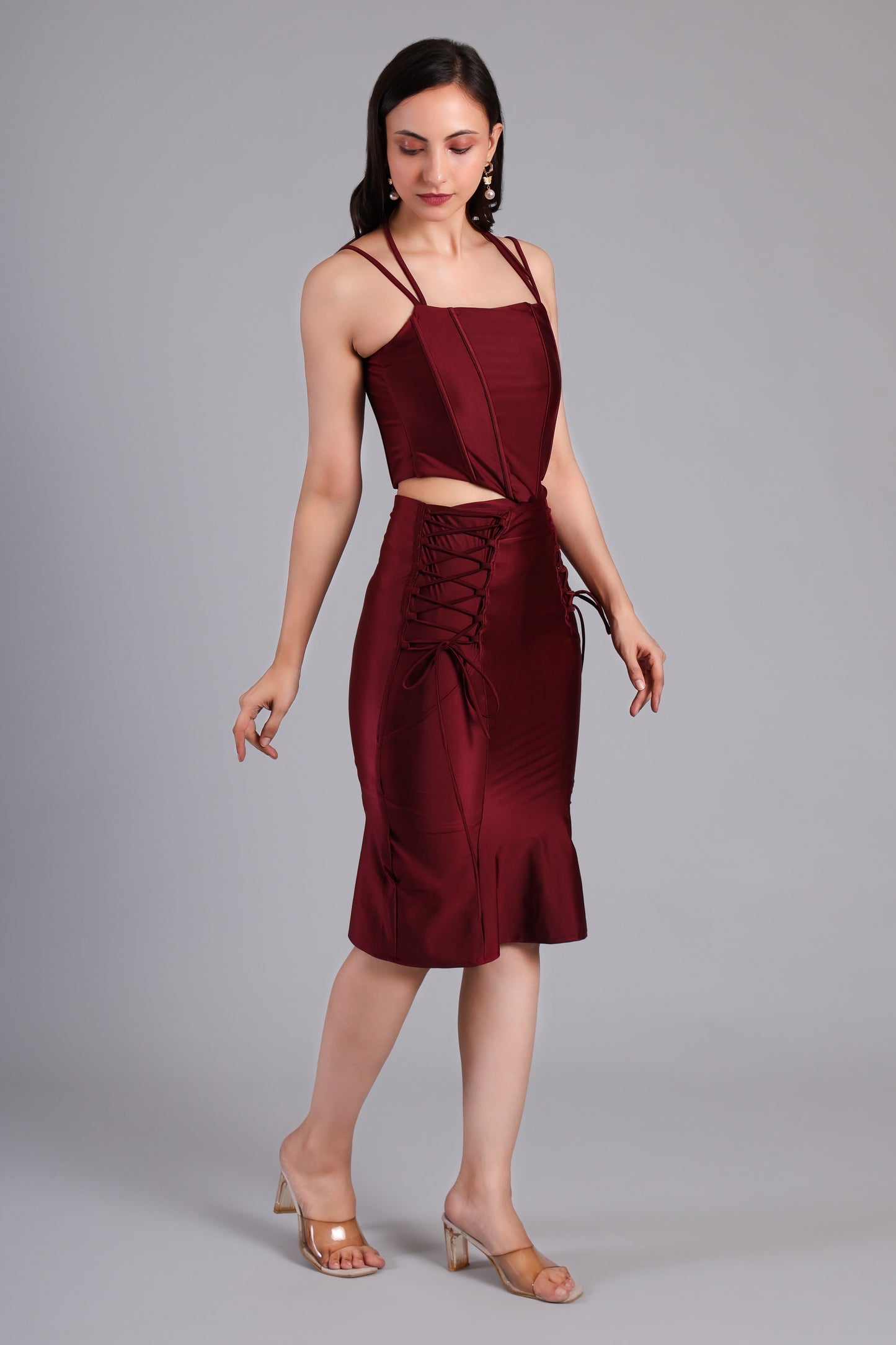Wine Knot Co-ord