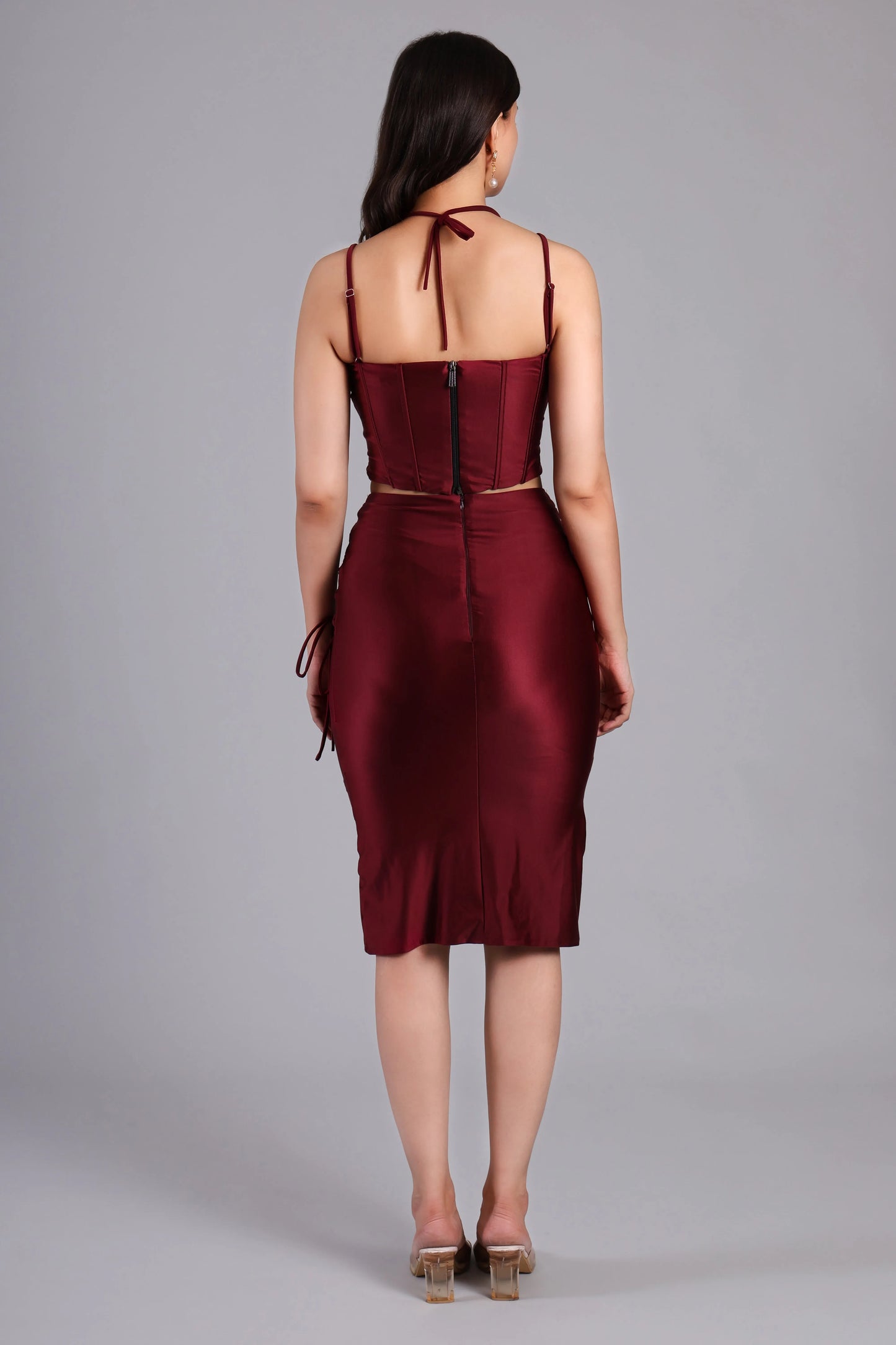 Wine Knot Co-ord
