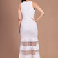 Mesh Magic White Dress
