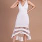 Mesh Magic White Dress