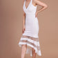 Mesh Magic White Dress