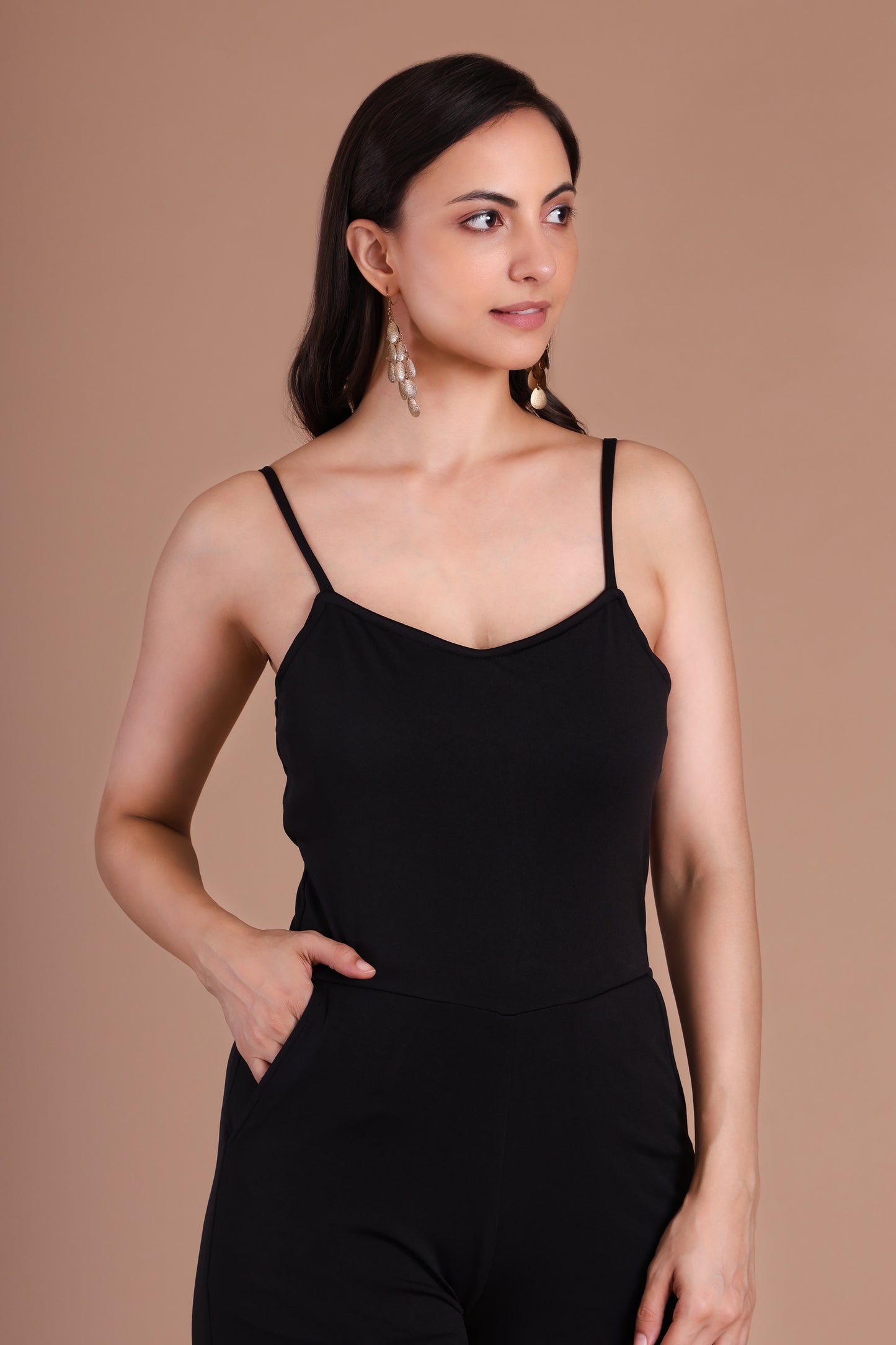 Noir Slip Jumpsuit