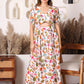 Boho Bloom Cut-Out Maxi Dress