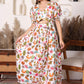 Boho Bloom Cut-Out Maxi Dress