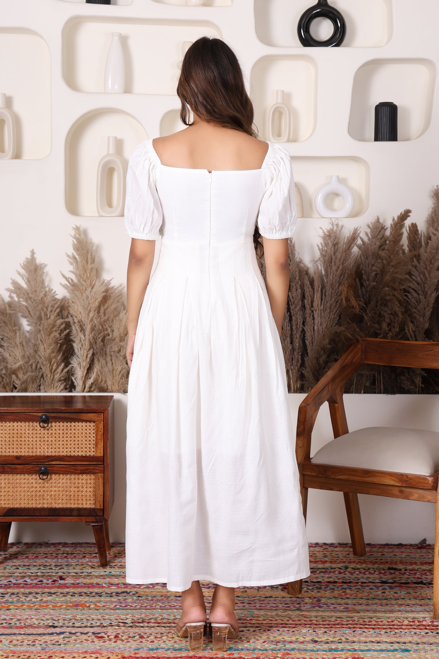 Moonlight Pleats Dress