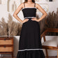The Mono Zig-Zag Glam Dress