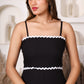 The Mono Zig-Zag Glam Dress