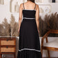 The Mono Zig-Zag Glam Dress