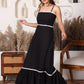 The Mono Zig-Zag Glam Dress