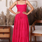 Rosé Ruffle Maxi