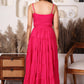 Rosé Ruffle Maxi