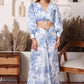 Blue Toile Print Co-ord Set